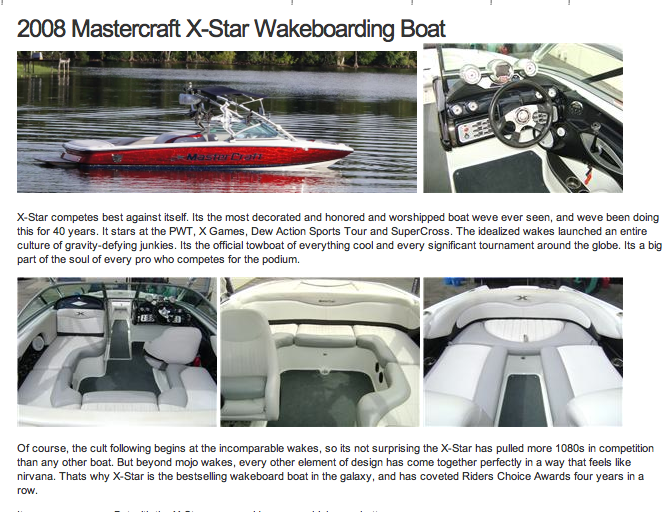 mastercraft boat rentals